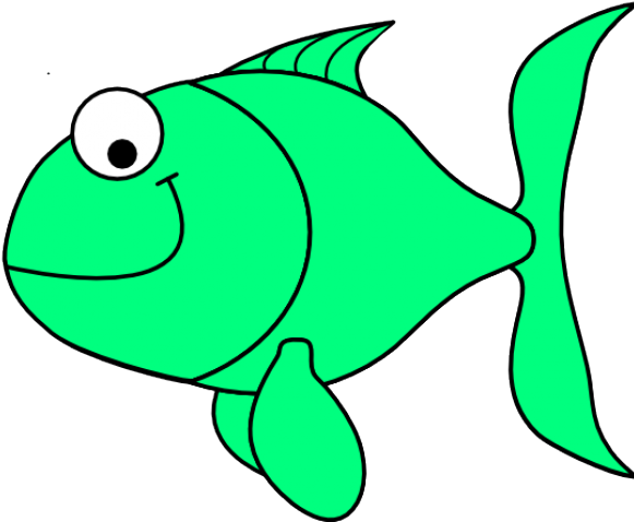 Green Fish Clip Art - Green Fish Clipart (640x480)