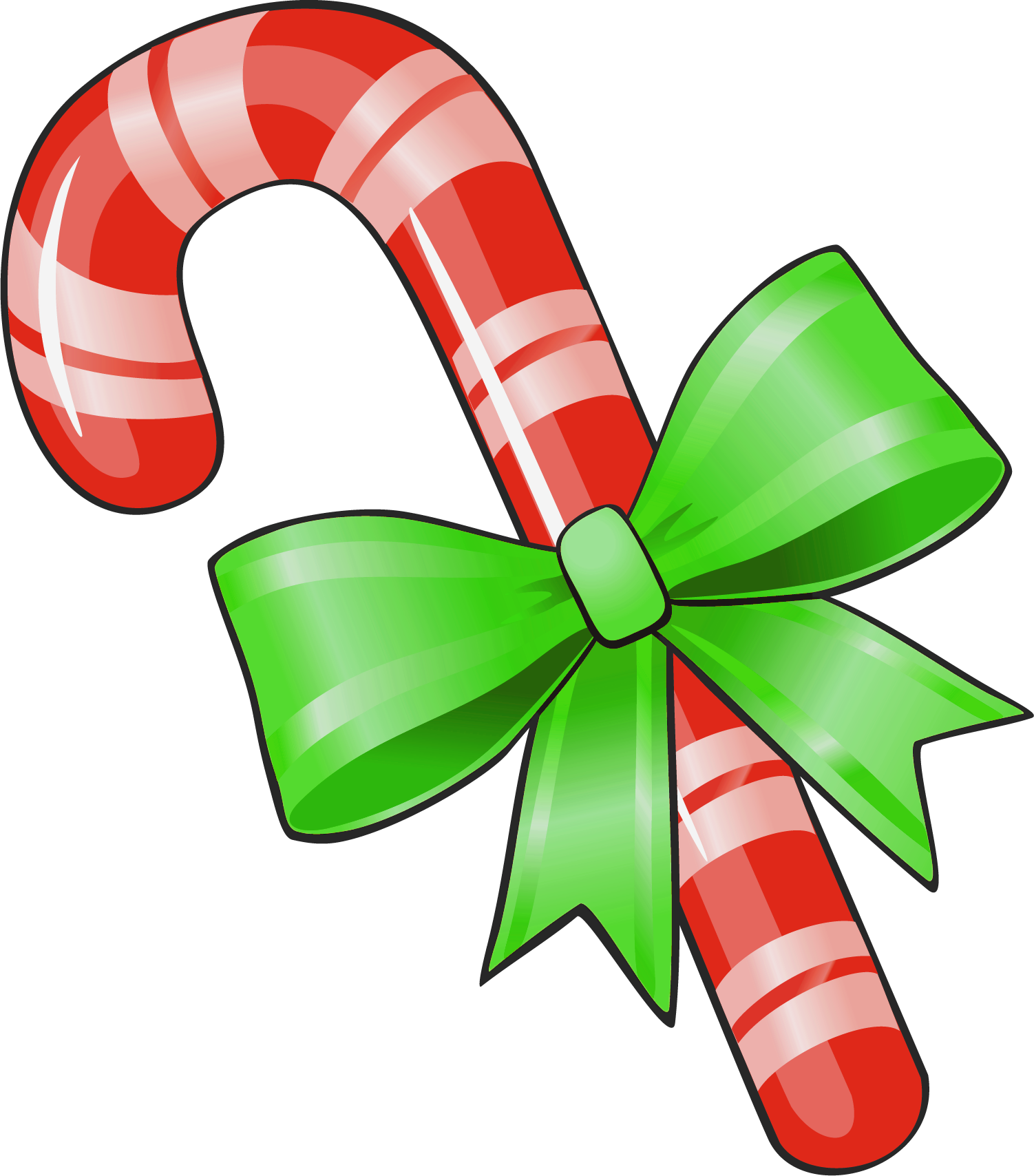 Candy - Clipart - Christmas Candy Cane Clipart (1502x1708)