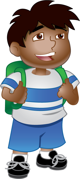 School Boy Clipart Clipart Image - Ready For School Clipart (335x752)