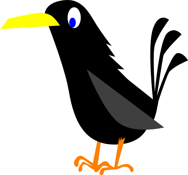 Crow Clip Art Clipart Photo - Cartoon Crow (600x560)