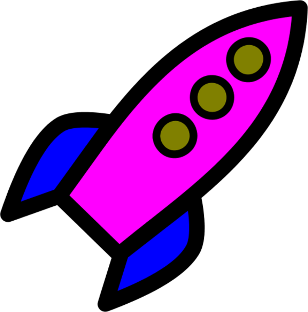 Animated Rocket Clipart - Rocket Clipart (600x608)