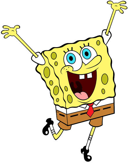 Spongebob Clip Art Png (442x560)