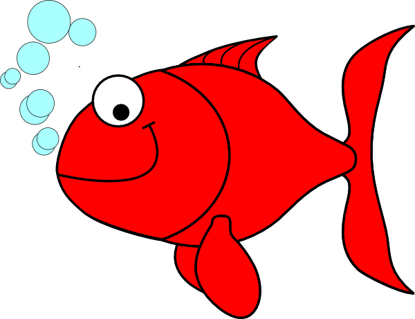 Clip Art - Red Fish Clip Art (600x461)