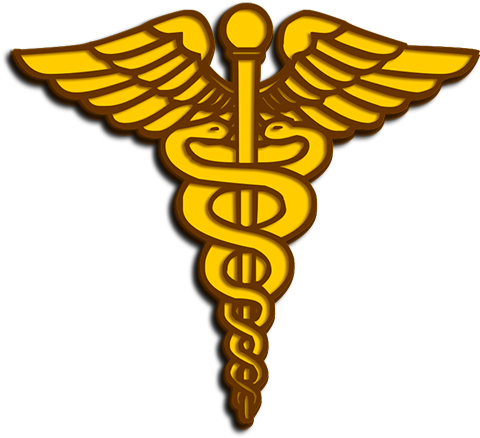 Army Clip Art - Hermes Winged Staff (512x512)