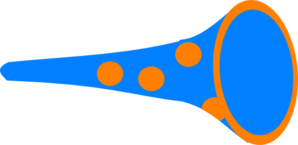 Birthday Horn Clip Art At Clker - Birthday Horn Clip Art (600x293)