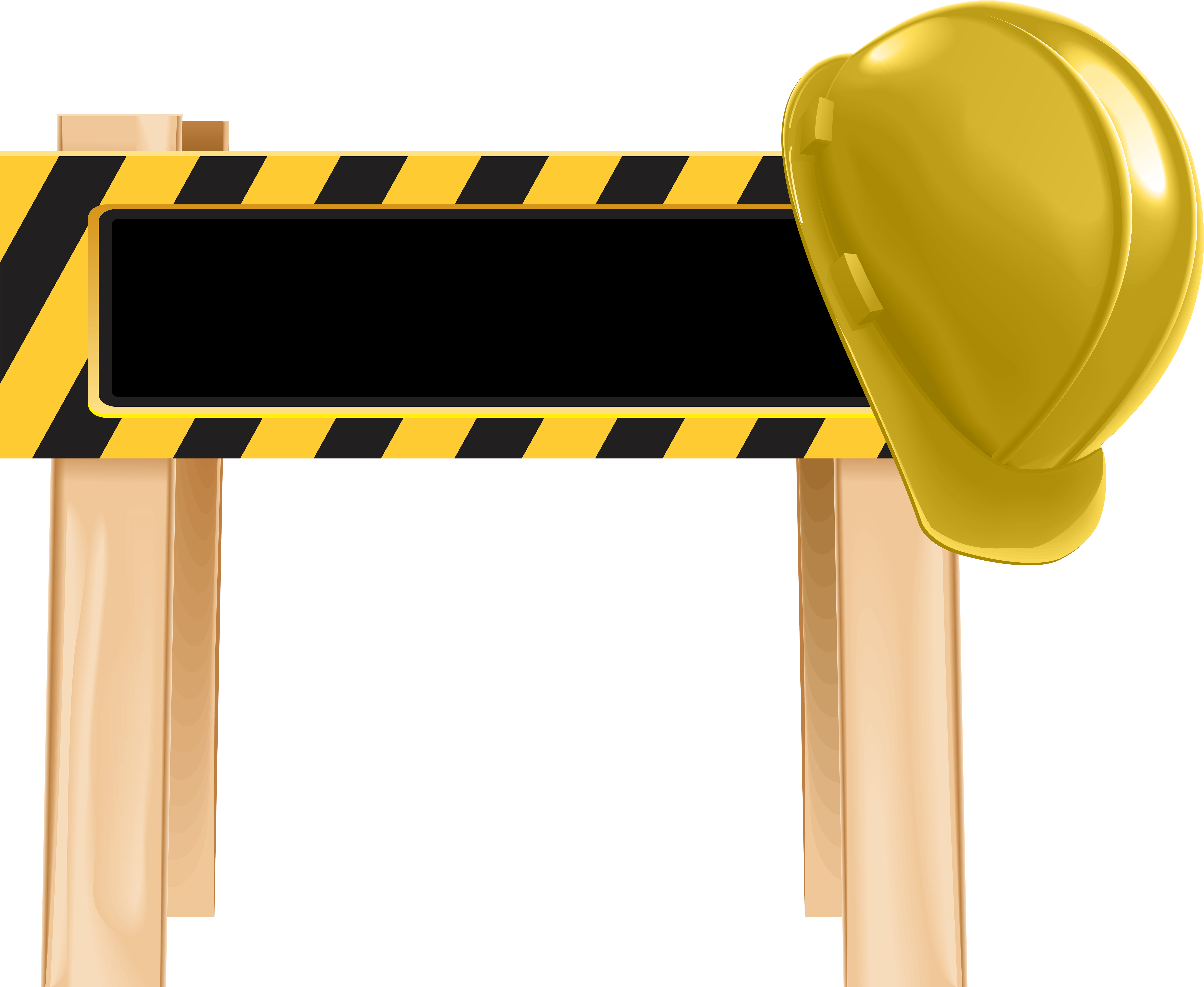 Under Construction Barrier Png Clip Art - Construction Clipart Png (8000x6561)