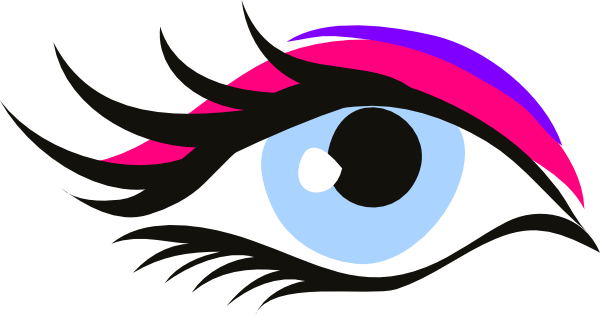 Brown Eyes Clipart Lash Clipart - Clip Art Eyelash (600x316)