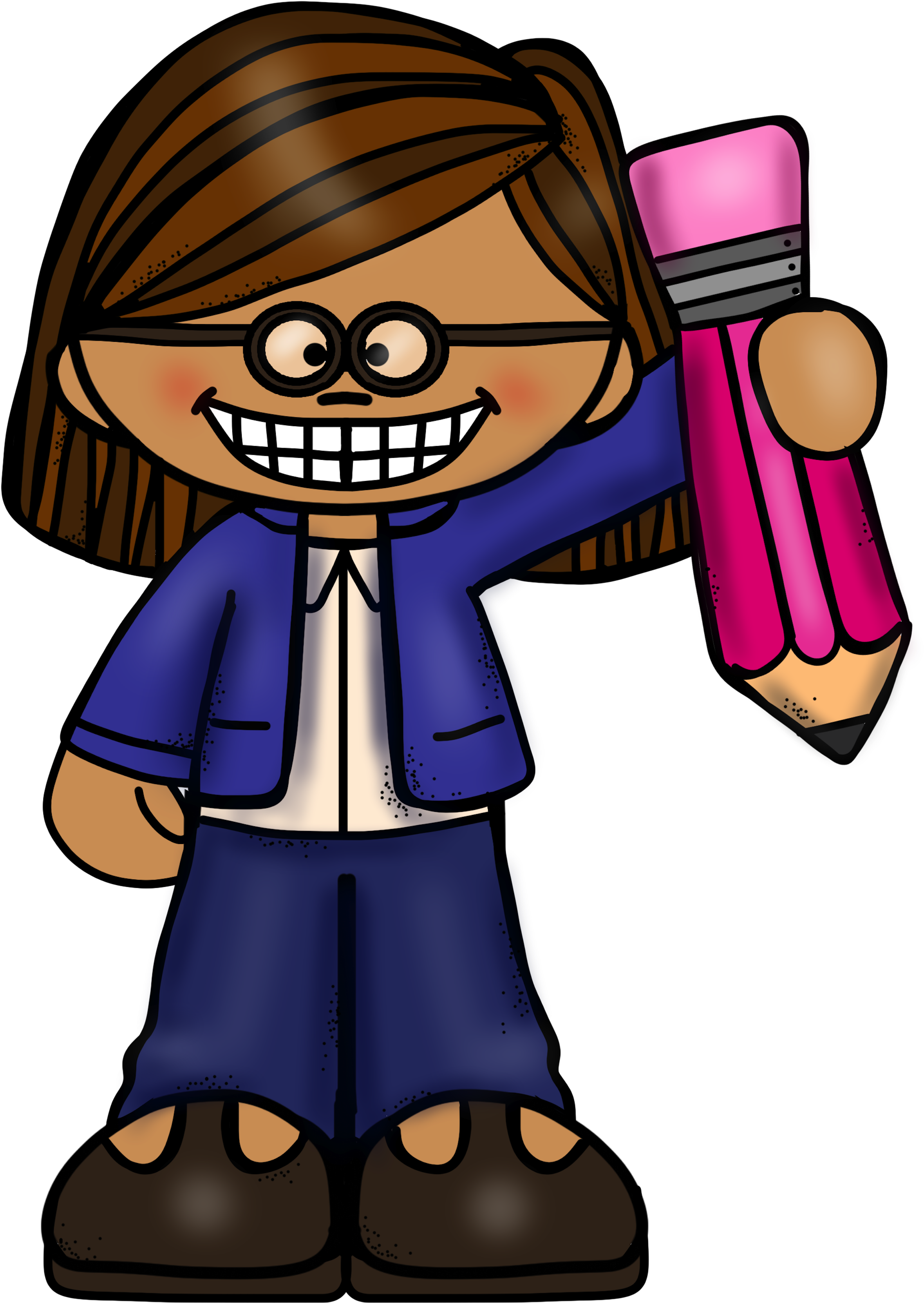 Children Clipart, School Clipart, Kindergarten Graduation, - Homework Incomplete Cartoon (2400x3399)