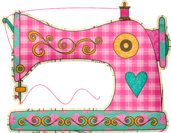 Art De Coutures - Sewing Room Wall Clock (600x466)