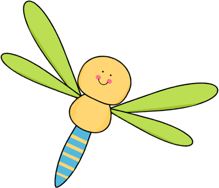 Dragonfly Clipart Black And White - Dragon Fly Clip Art (431x371)