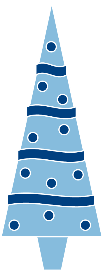 Blue Christmas Tree Clipart Clipartxtras - Christmas Tree Clip Art Blue (1074x1074)