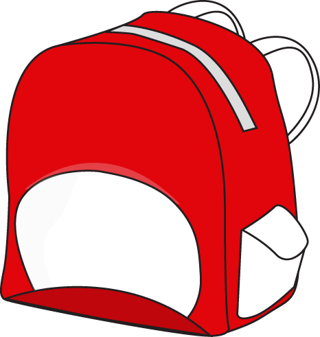 This School Backpack Clip Art Free Clipart Images - Clip Art Red Backpack (466x491)