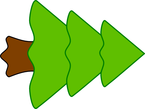 3 Layer Fir Tree Clip Art At Clker - Fir Tree Clip Art (600x453)