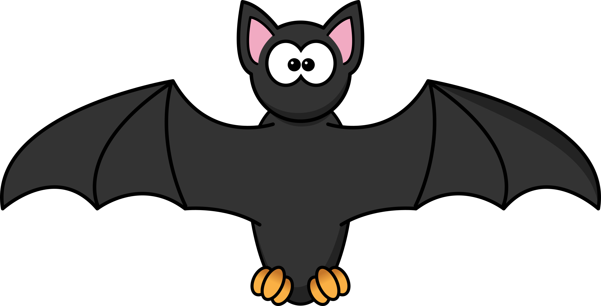 Big Image - Cartoon Picture Of Bat (2400x1222)