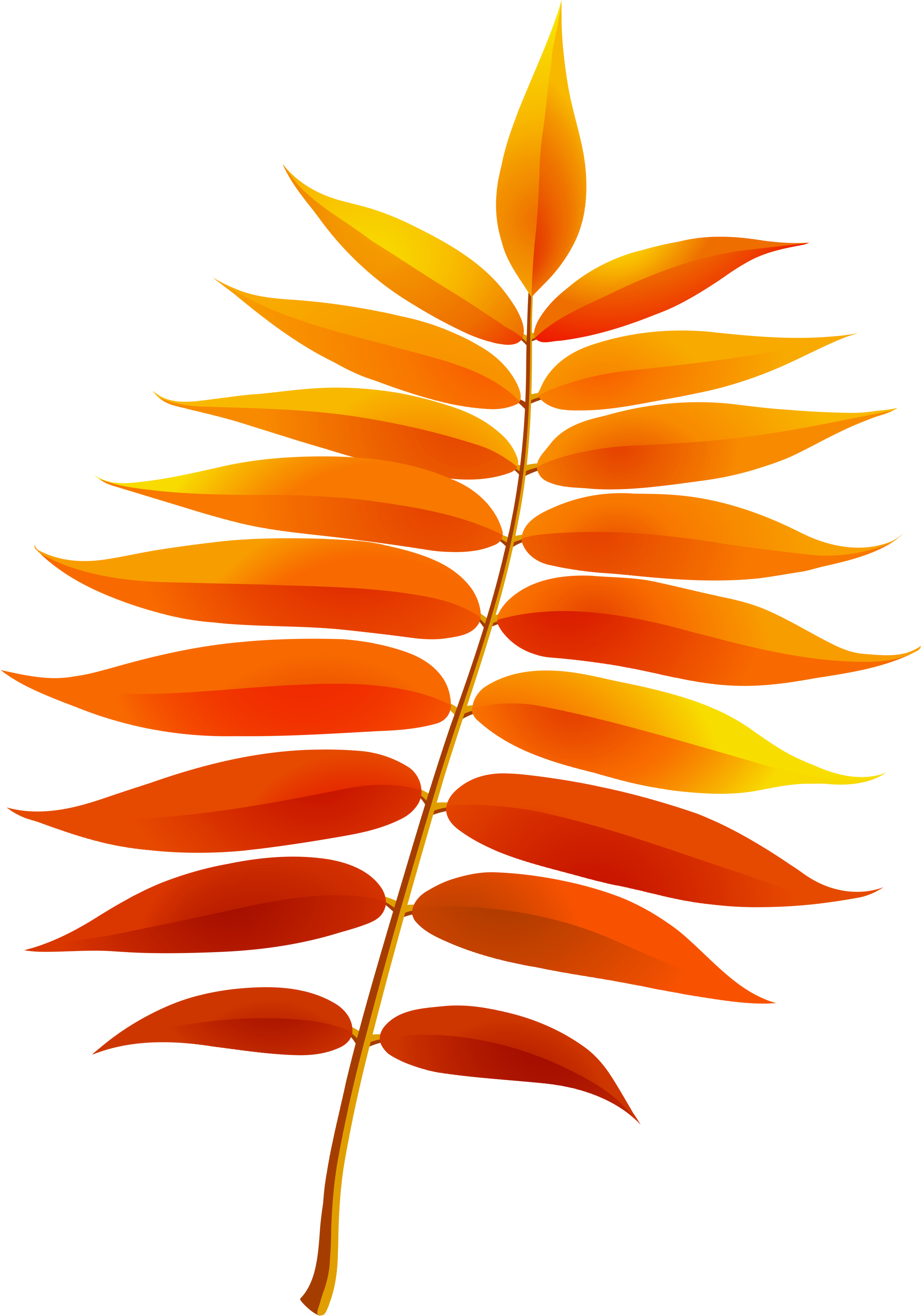 Transparent Fall Leaf Clipart - Leaves Clip Art Transparent (2619x3651)