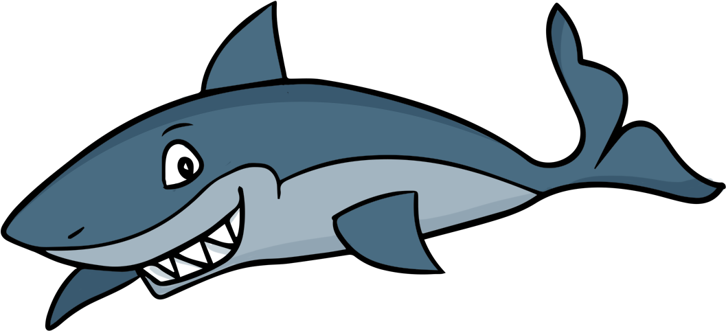 Shark - Clipart - Clip Art Shark (1082x610)