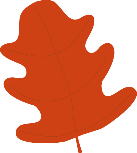 Leaves Clipart Cute - Autumn Leaf Clip Art (450x504)