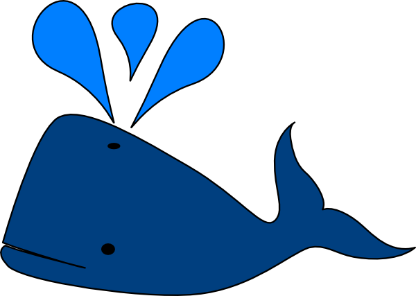 Blue Whale Clip Art At Clipart Library - Blue Whale Clipart (600x427)