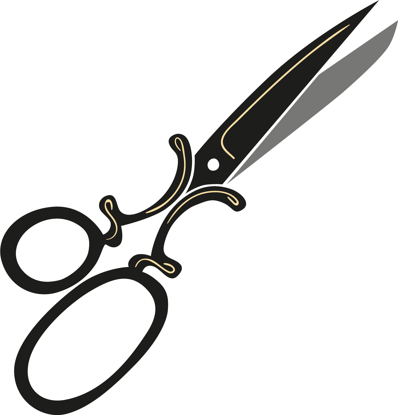 Free Sewing Kit Clip Art Elements - Black And White Sewing Clipart (1800x1800)