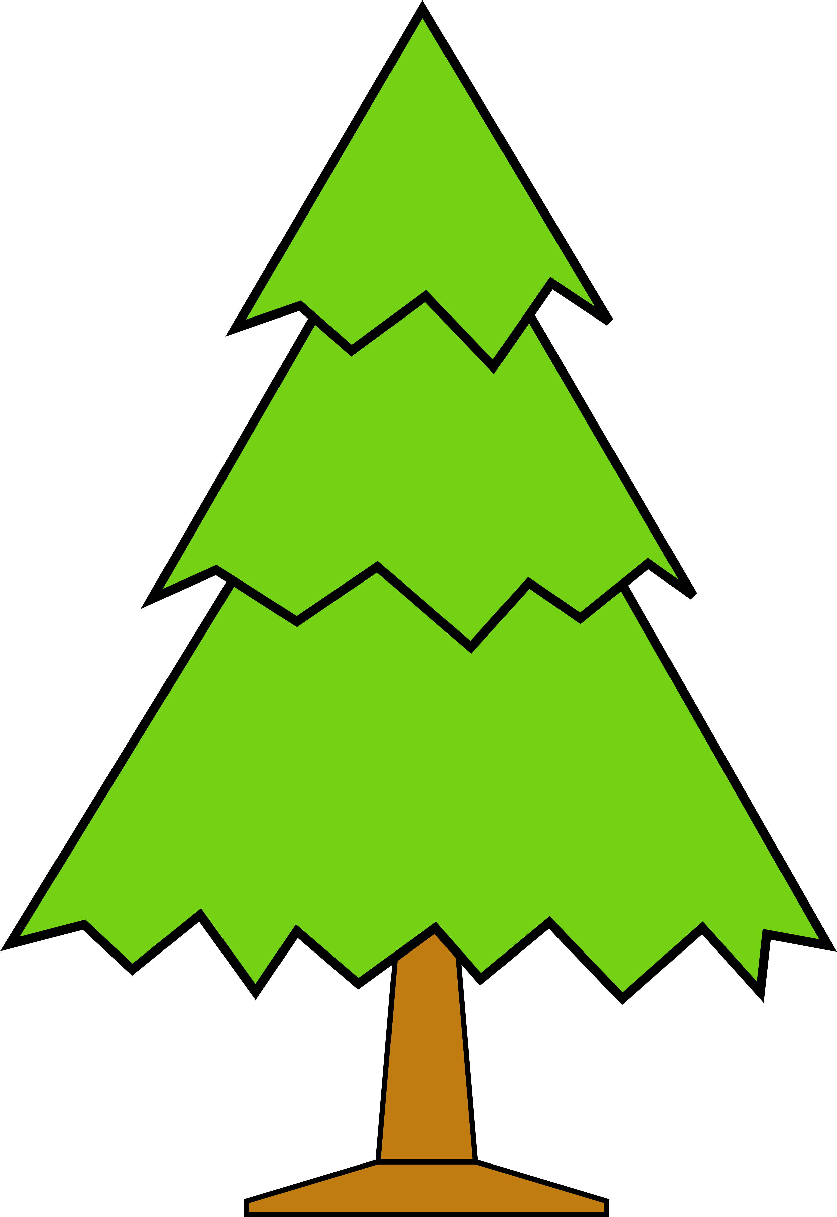 Christmas Tree Clip Art - Christmas Tree Clip Art (3333x4845)