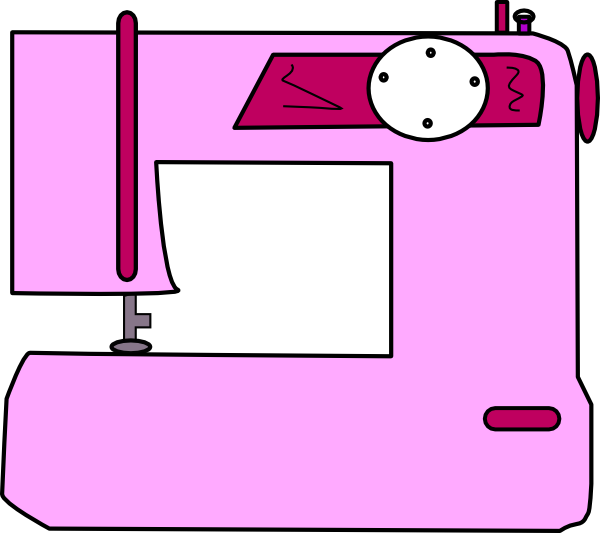 Sewing Machine Picture Cartoon (600x533)