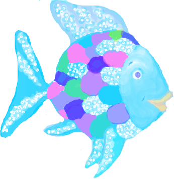 Rainbow Fish Clip Art - Rainbow Fish Clip Art (346x357)
