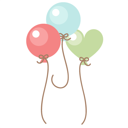 Baby Balloons Svg Scrapbook Cut File Cute Clipart Files - Baby Scraps Png (432x432)