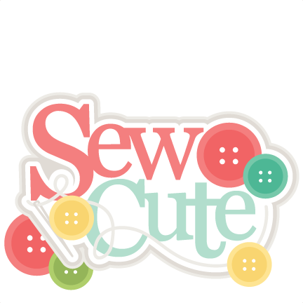 Sew Cute Title Svg Scrapbook Cut File Cute Clipart - Miss Kate Cuttables Sewing (432x432)