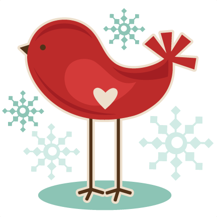 Winter Bird Svg Cutting File Free Svg Cuts Christmas - Christmas Birds Clip Art (432x432)