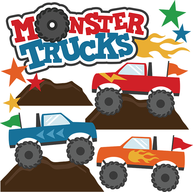 Monster Truck Clip Art Pictures Free Clipart Images - Monster Truck Svg File (648x644)
