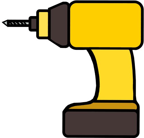 Tools Clip Art - Drill Clip Art (521x480)