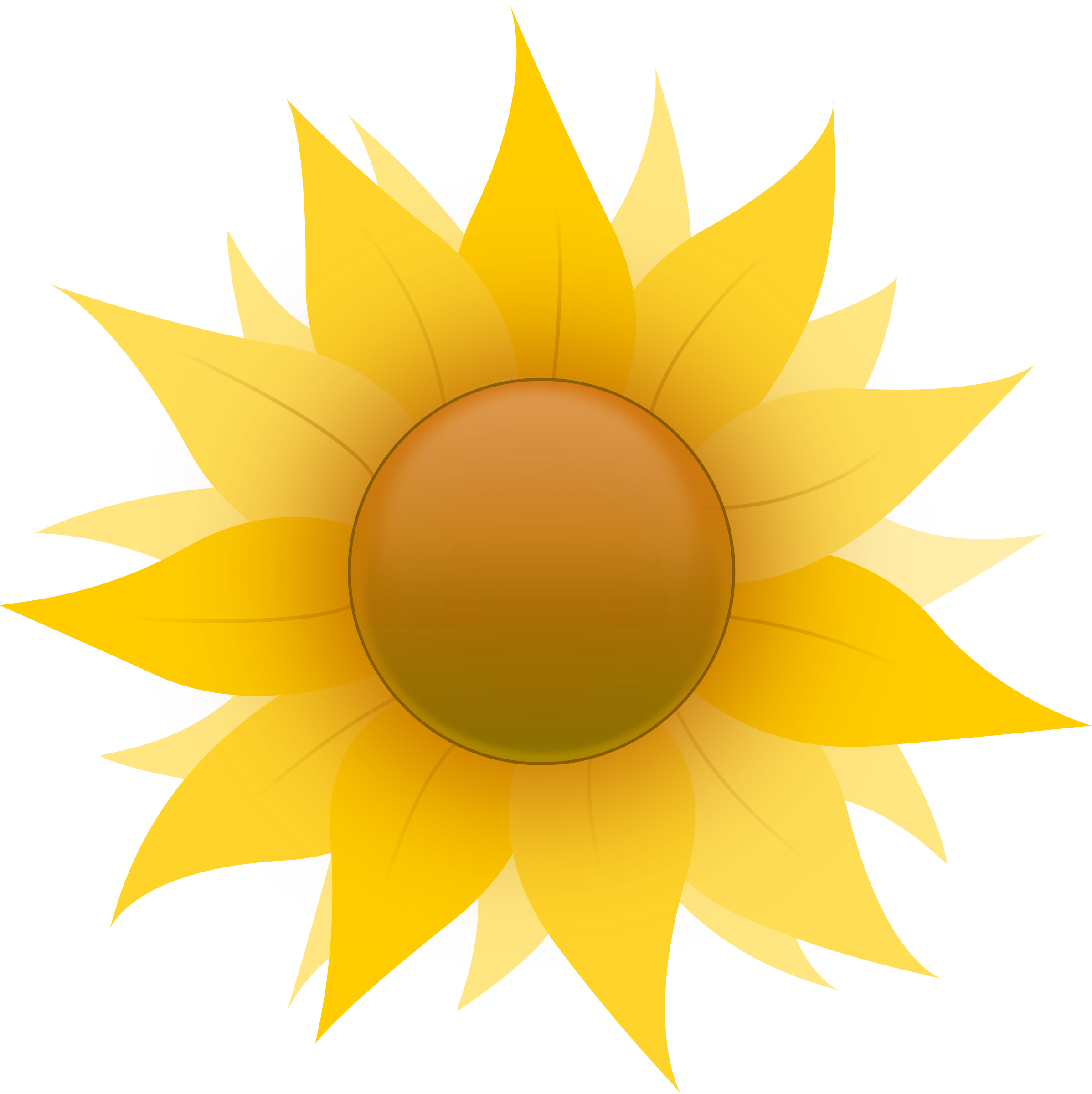 Free - Sunflower - Clipart - Clip Art Sun Flower Lady (2396x2400)