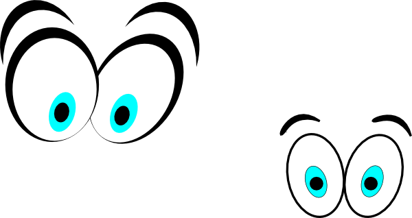 Clipart Cartoon Eyes Cartoon Eyesstraight On Clip Art - Cartoon Eyes Clip Art (600x318)