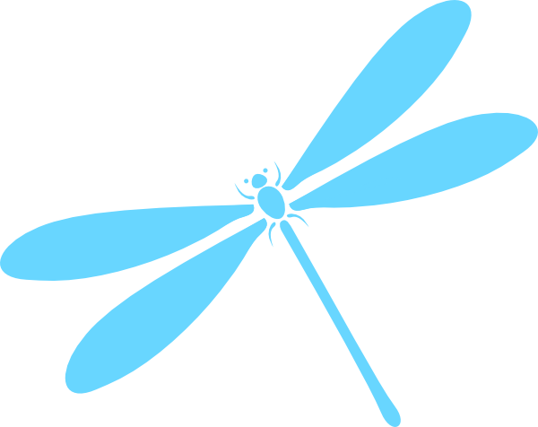 Dragonfly In Flight Clip Art - Dragonfly Clipart Transparent (600x476)