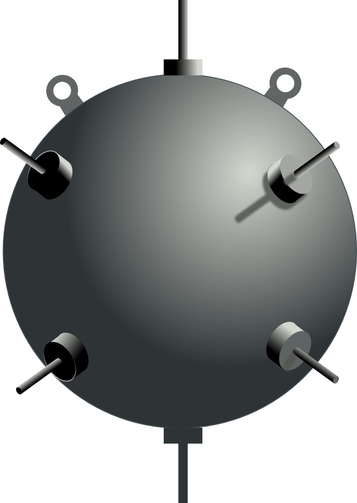 Net » Svg Clip Art - Sea Mine Clip Art (1708x2400)