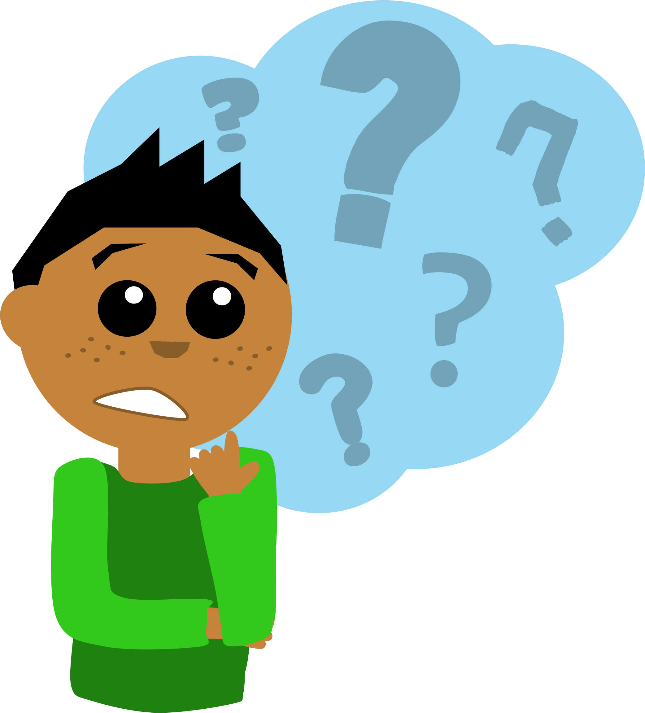 Question Confused Clipart - 50 Science Labs By Andrew Frinkle (2083x2302)
