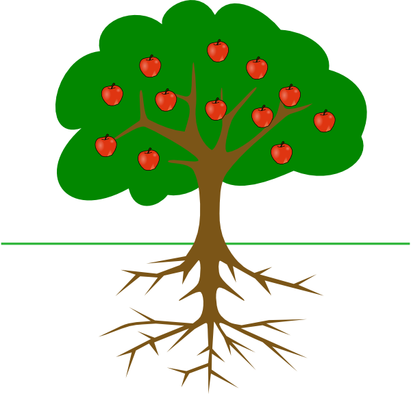 Apple Tree Svg Cutting Files - Tree Clip Art (600x575)