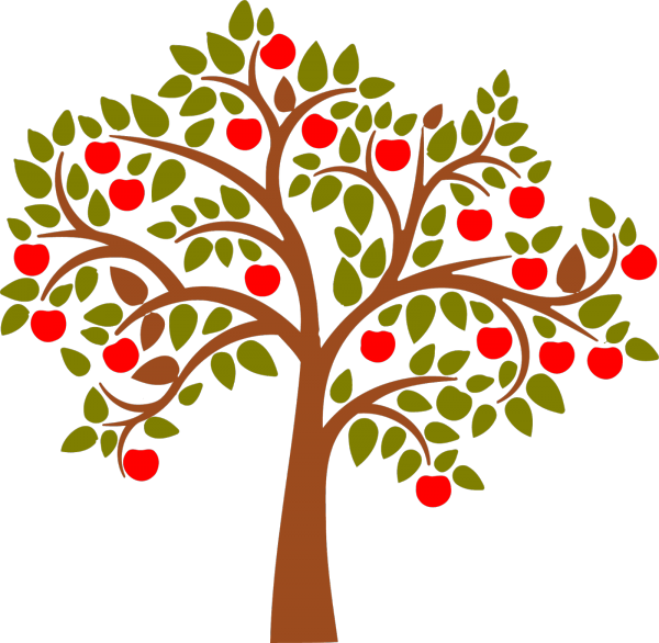 Apple Clip Art - Apple Tree Clipart (600x586)