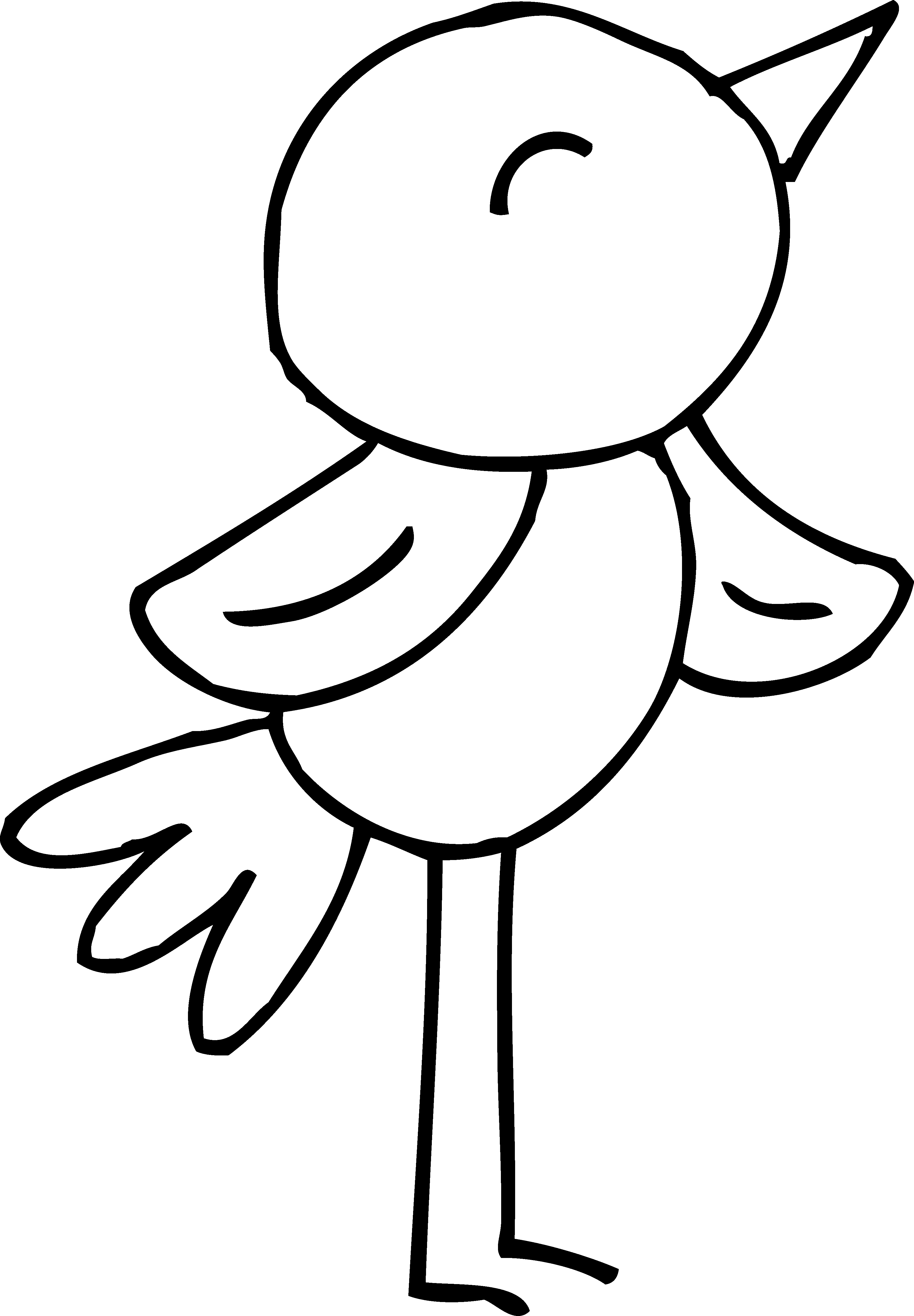 Free Black And White Clipart - Spring Clip Art Black And White (3467x4990)