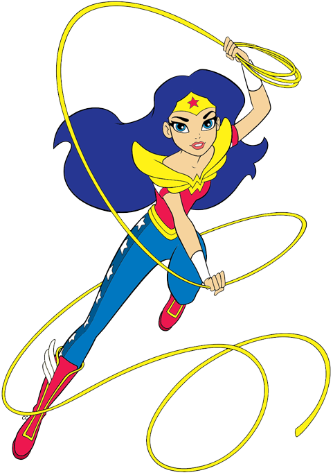 Supergirl Batgirl Batgirl Wonder Woman Wonder Woman - Dc Movie Dc Superhero Girls Anime Dvd (481x685)