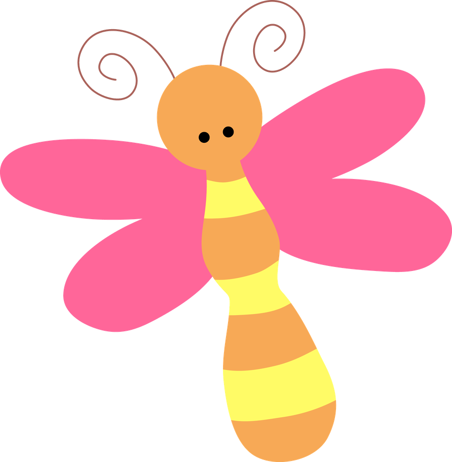 Dragonfly Clipart, Dragonfly Art, Baby Crafts, Felt - Craft (900x919)