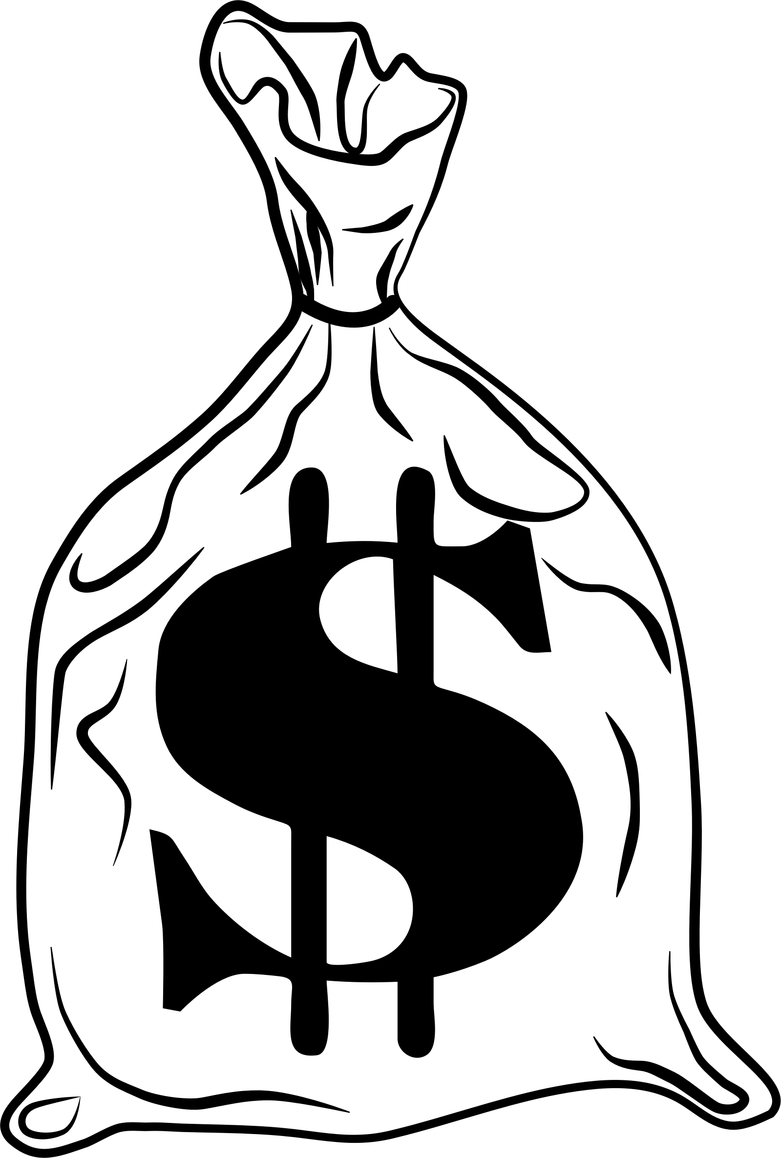 Big Image - Clipart Money Bag (1599x2372)