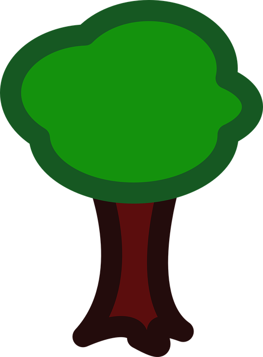 Apple Tree Tree Forest Nature Eco Ecology - Small Family Tree Clip Art (530x720)