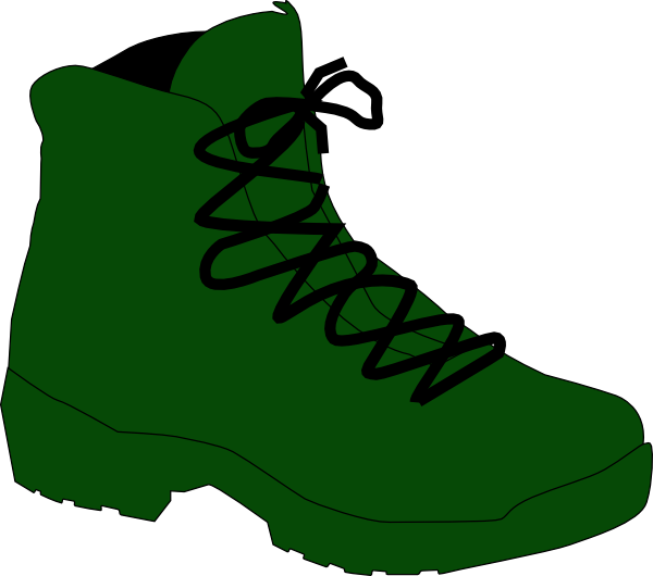 Clip Art Army Clipart - Hiking Boot Hoodies & Sweatshirts (600x530)