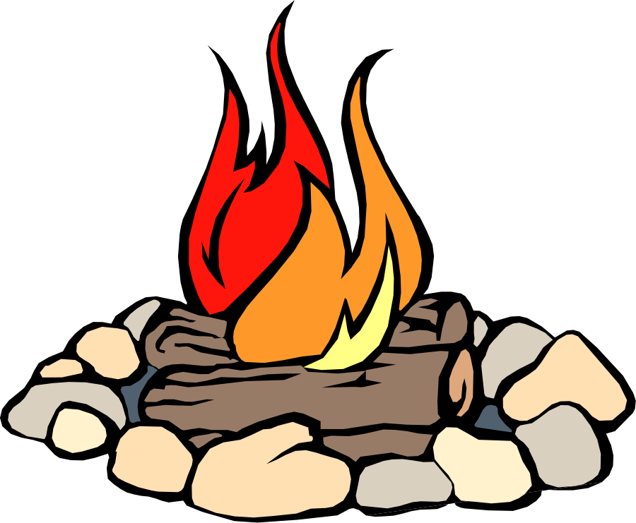 Animated Fire Clip Art - Fire Wood Clip Art (900x741)