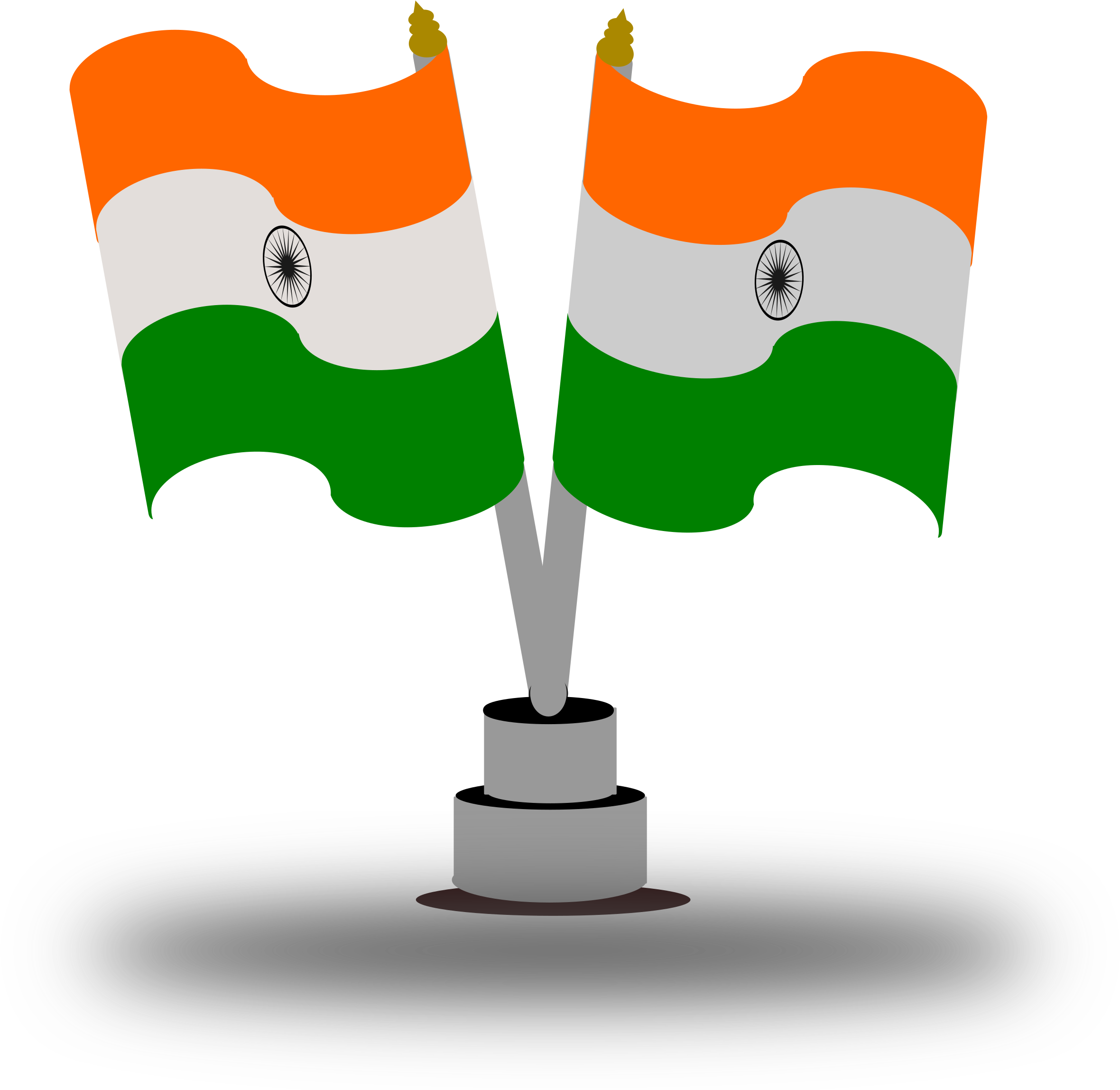 Big Image - National Flags Of India Drawing (2400x2296)