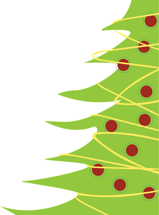 Christmas Tree Christmas Background - Modern Christmas Clip Art (532x720)