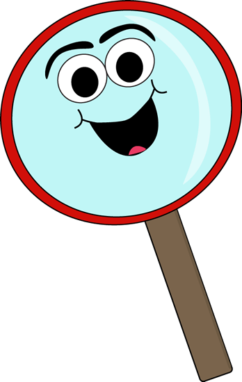 Cartoon Magnifying Glass - Cartoon Magnifying Glass Clipart (348x550)