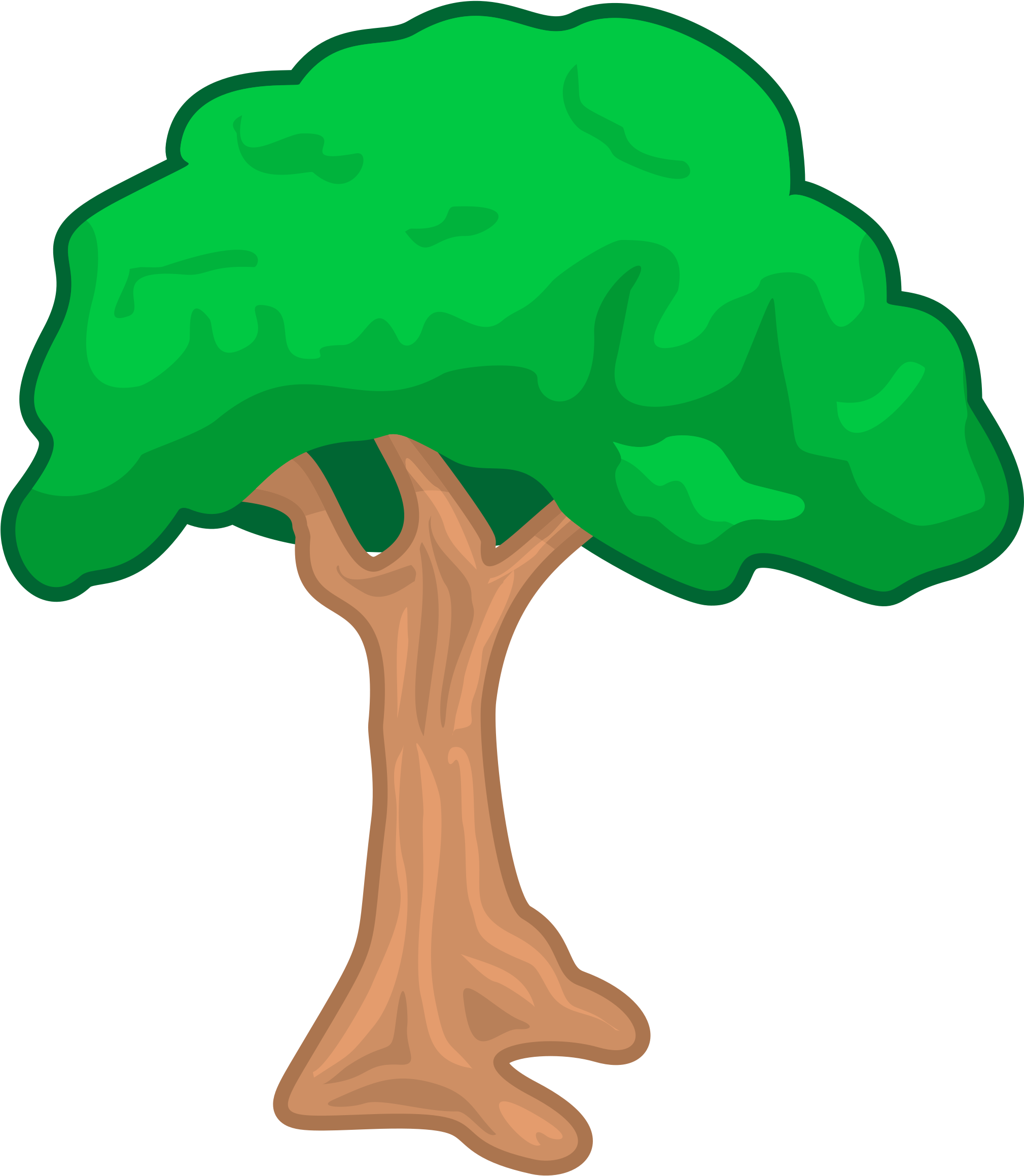 Trace Tree - Free Tree Favicon (2091x2400)