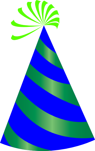 Birthday Hat Clipart Free Images - Birthday Hats Clipart (378x596)